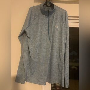 NWOT Under Armour Light Blue HeatGear Quarter Zip